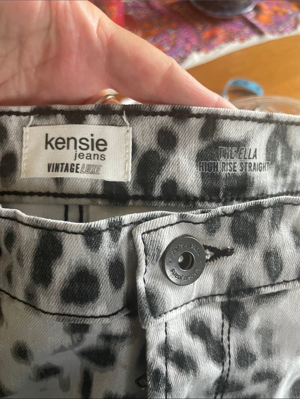Kensie spotted jeans - Picture 2 of 5